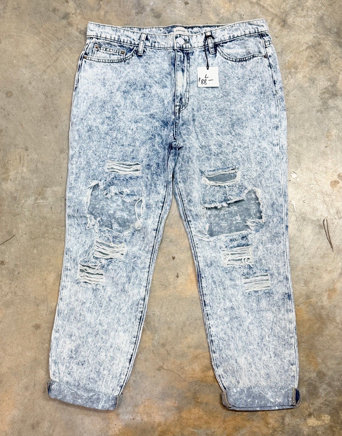 Womens Sneak Peak Jeans Size Large NWT $88