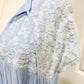 Womens J. Marie Blue Knee Length Dress Large EUC