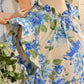 Womens Sugarlips Floral Flutter Sleeve Blouse Large EUC