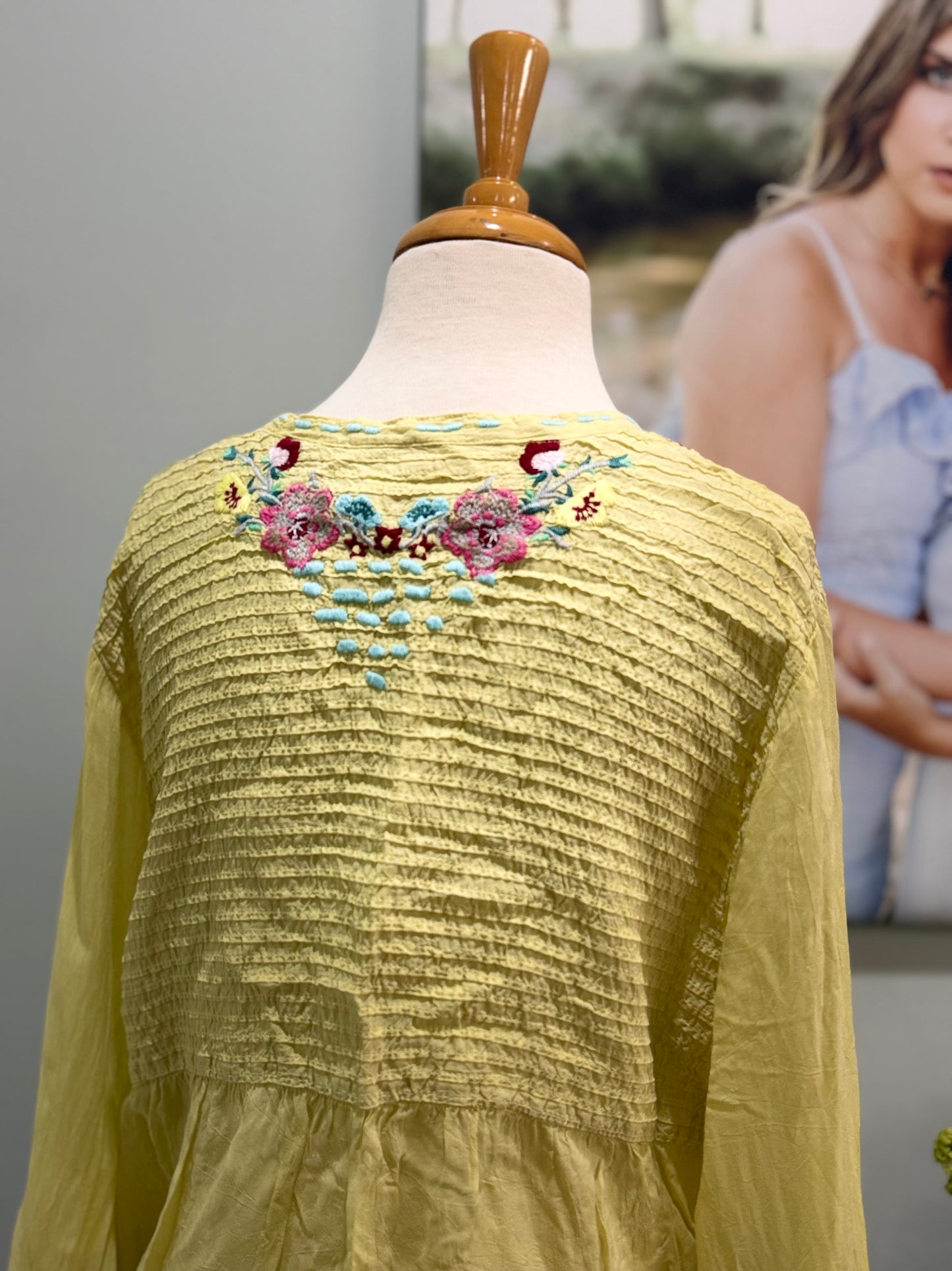 Womens Johnny Was Blouse Size Large