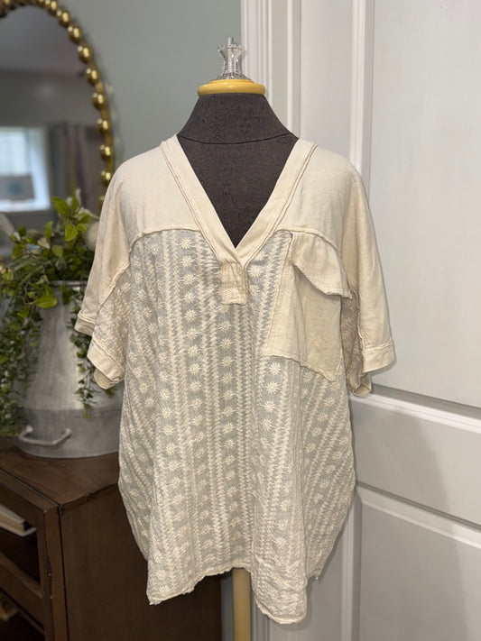 Womens J.Her Blouse Large NWT