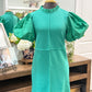 Womens THML Puff Sleeve Dress Small NWT $78
