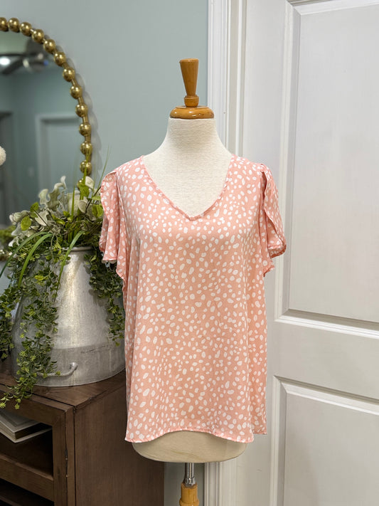 Womens Vine & Love Blouse Size Large