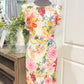 Womens Sandra Darren Floral Dress Size 6 EUC