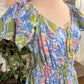 Womens Umgee Flutter Sleeve Maxi Dress Large NWT