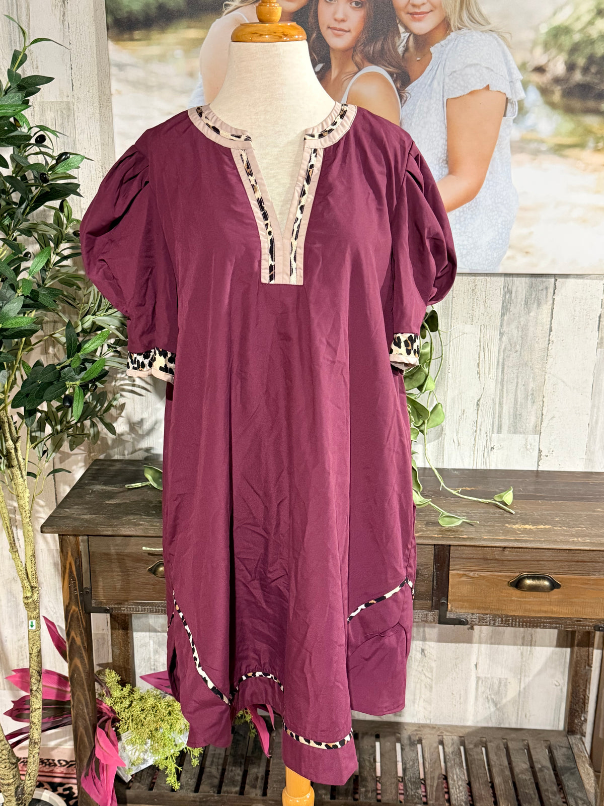 Womens Entro Midi Dress 1X EUC