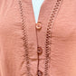 Womens Rokoko Brown Ruffle Dress 1X NWT