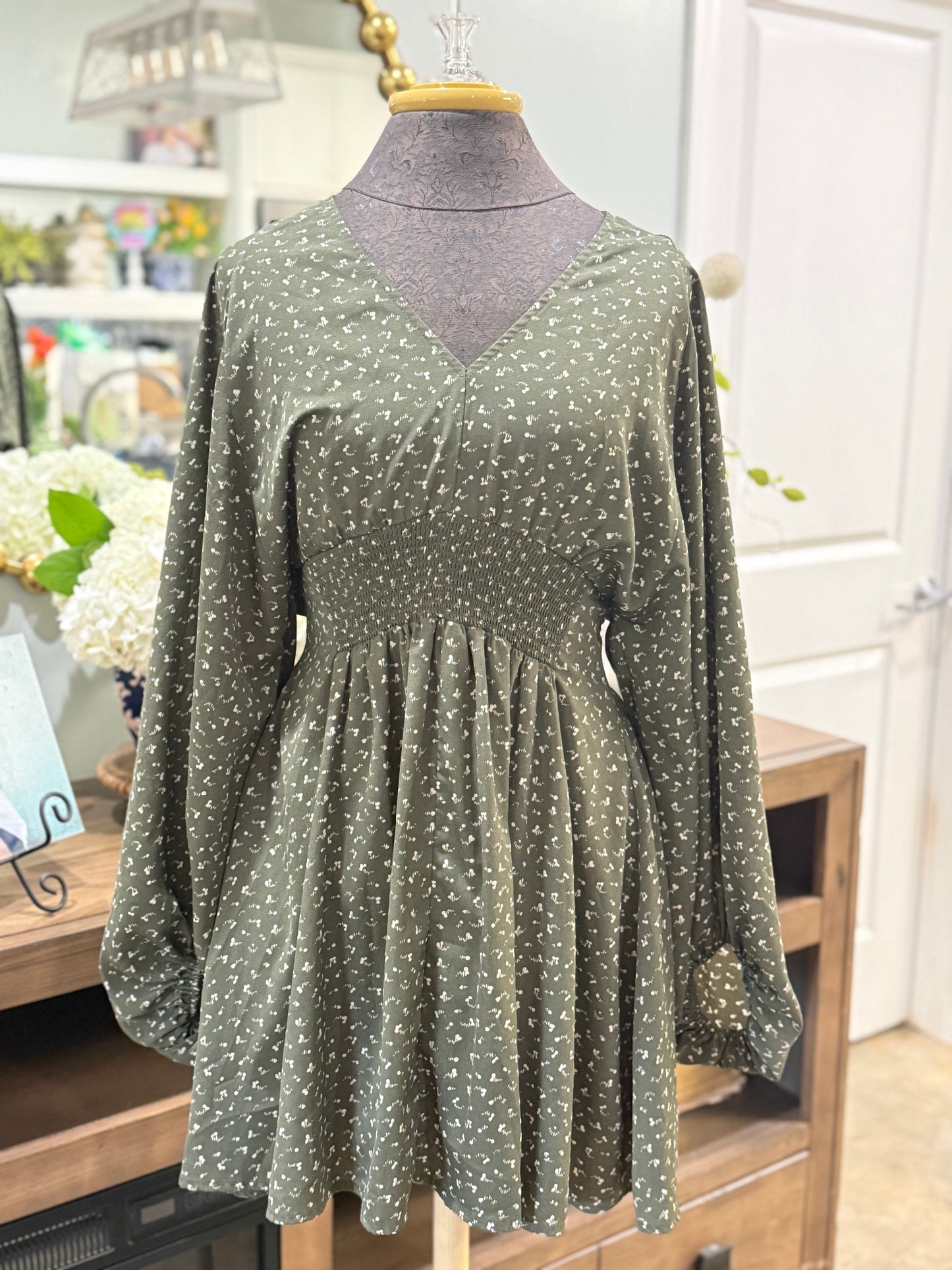 Womens Promesa Smocked Dress Small EUC