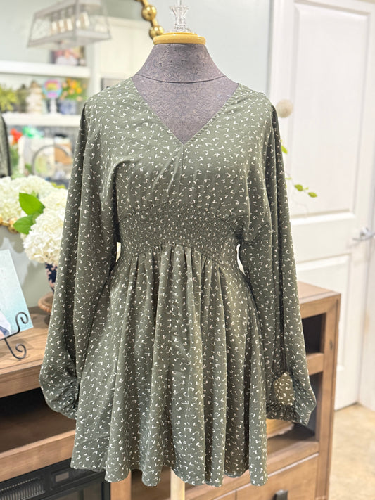 Womens Promesa Smocked Dress Small EUC