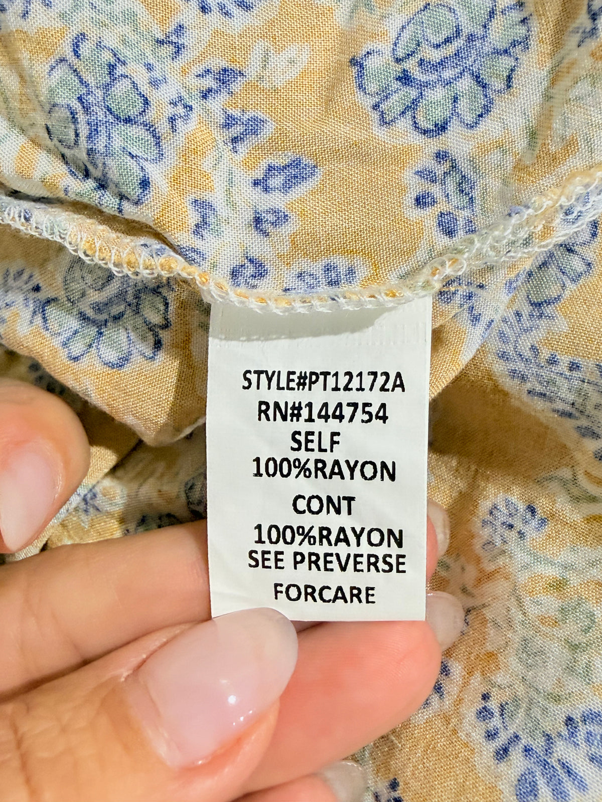 Womens Davi & Dani Floral Blouse 2XL EUC
