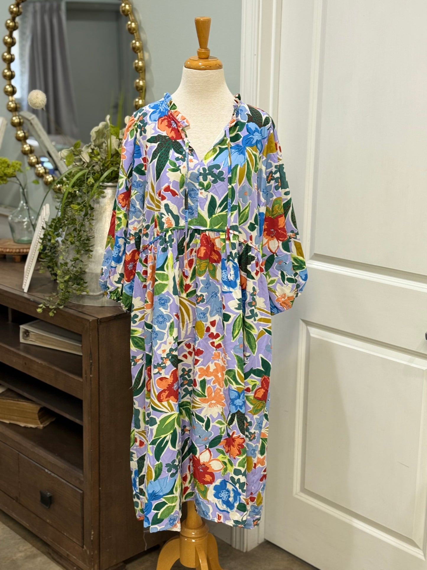 Womens Umgee Floral Dress Size 1XL