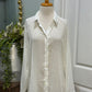 Womens Express Sheer Button Down Size Large NWT $59