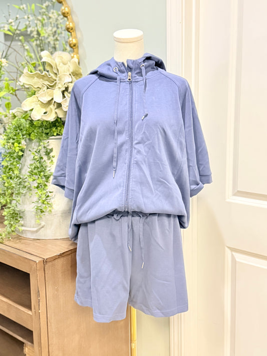 Womens 2pc Short Set 1XL EUC