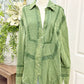 Womens Sewn+Seen Blouse Large EUC