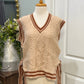 Womens &Merci Sweater Vest Large