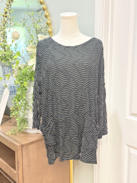 Womens Comfy USA Blouse Medium EUC