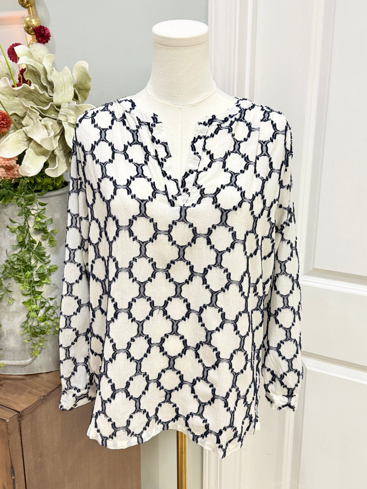 Womens Loft Softened Blouse XS EUC