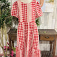 Womens Polygram Checkered Dress Size XL EUC