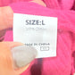 Womens Pink Cotton Gauze Dress Large EUC