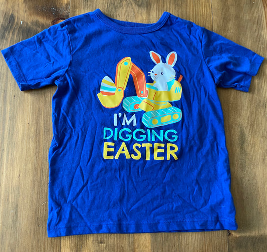 Boys The Children's Place Digging Easter Tee Sz 5t