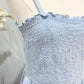 Womens Gap Denim Smocked Dress Large EUC