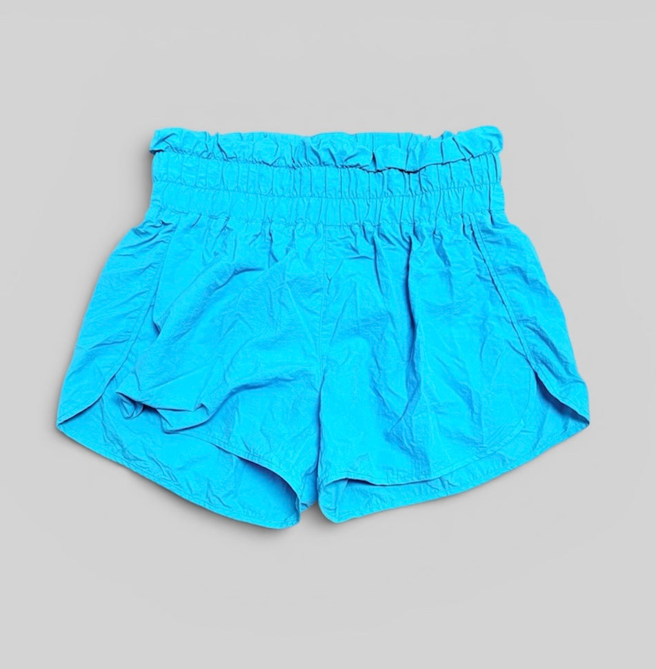 Womens Zenana Turquoise Athletic Shorts XL EUC