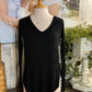 Womens Free People Ribbed Blouse Small