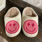 Womens Smiley Face Slippers Sz 6/7