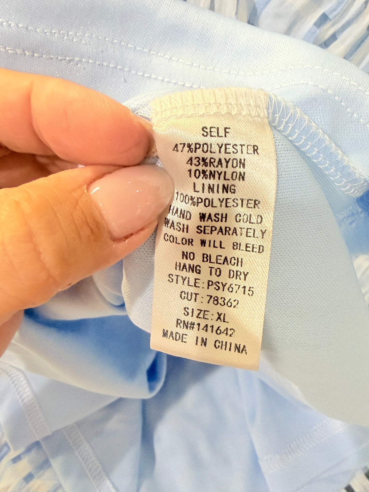 Womens She+Sky Smocked Dress XL EUC