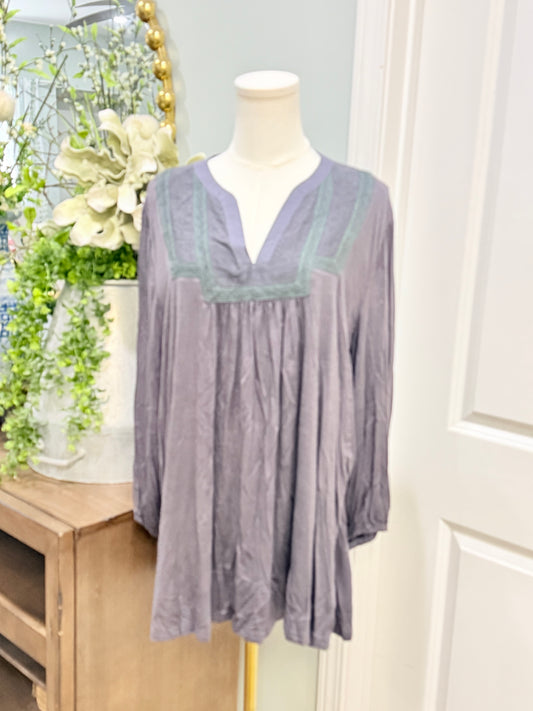 Womens Suzanne Betro Blouse 1X EUC