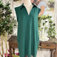 Womens Green Entro Midi Dress 1X EUC