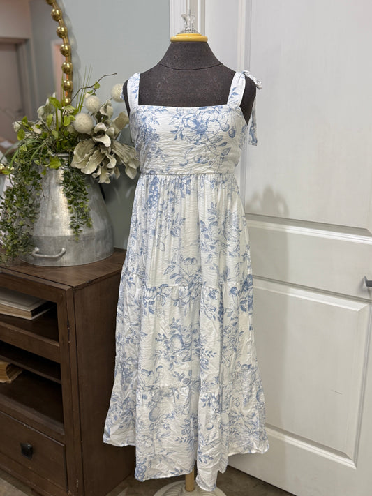 Womens By The River Smocked Dress Large NWT