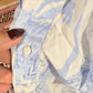 Womens Blue & White Floral Maxi Dress XL EUC