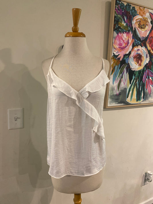 Womens White Tank By Naked Zebra Size Small