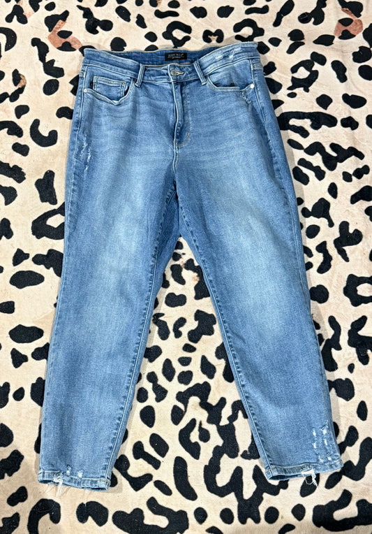Womens Judy Blue Skinny Jeans Size 14W EUC