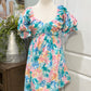 Womens &Merci Smocked Dress Size Large NWT