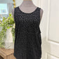 Womens Zyia Black Leopard Tank XL EUC