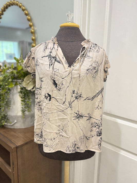Womens Philosophy Blouse Medium EUC