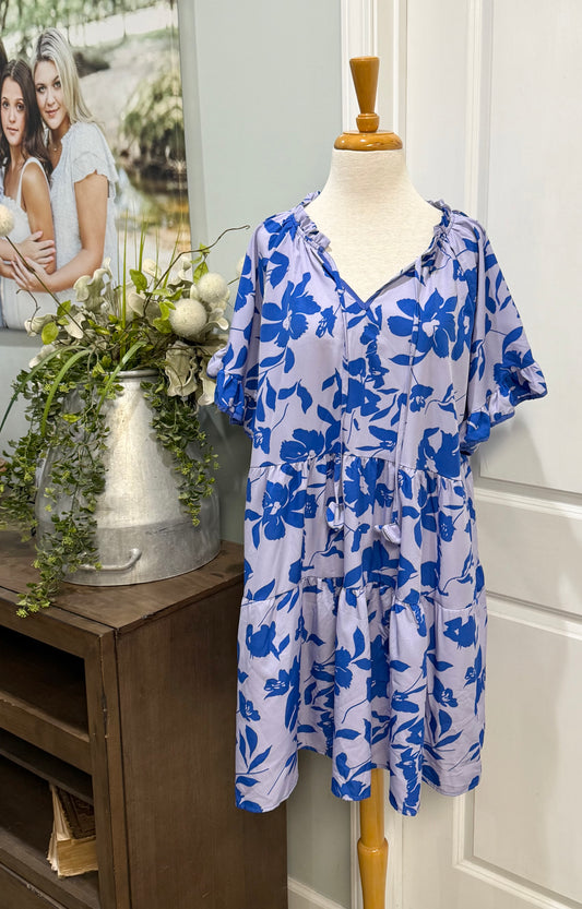 Womens Umgee Floral Dress Size Large