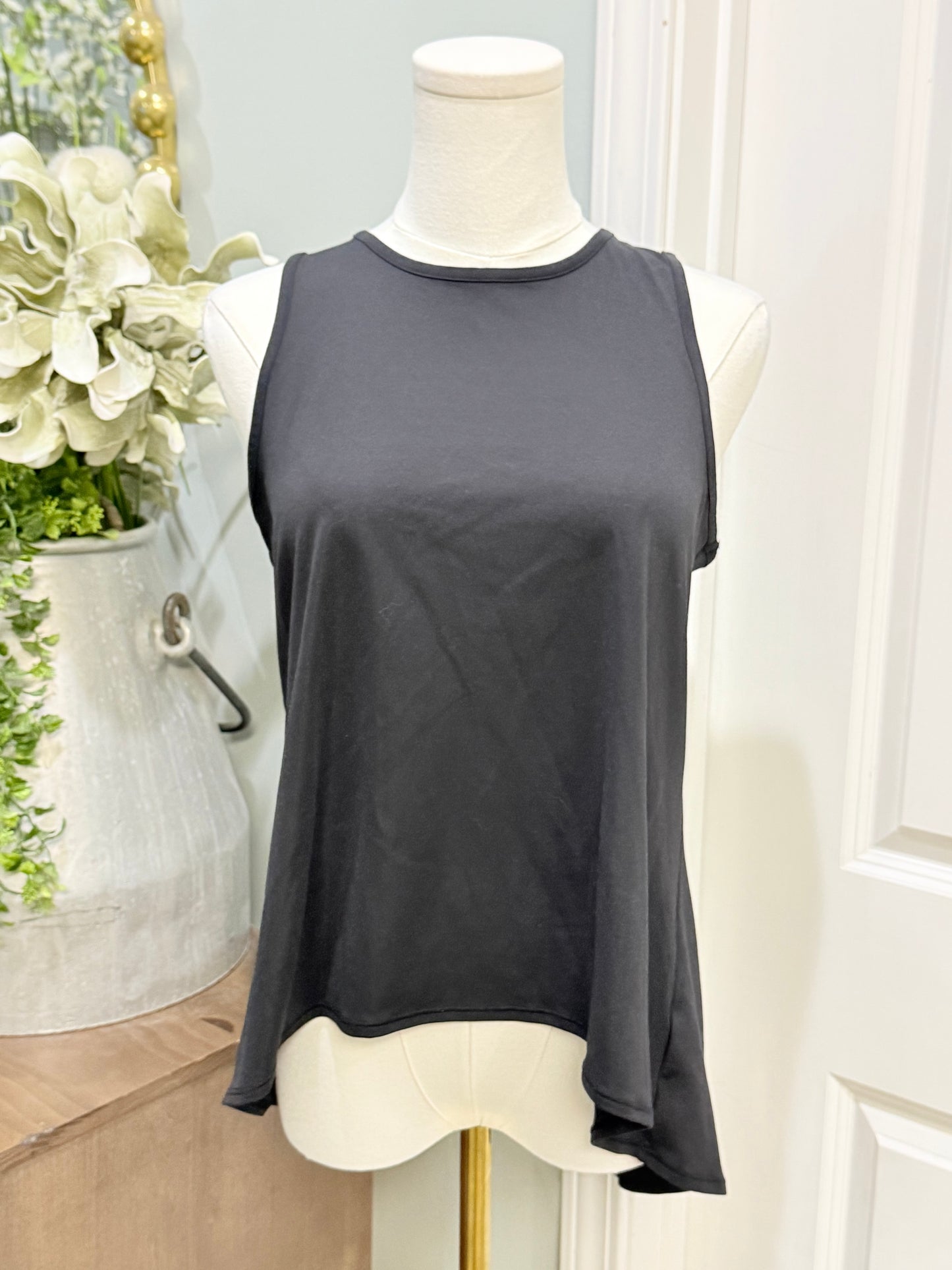 Womens AS Revival Black Athletic Tank Small EUC