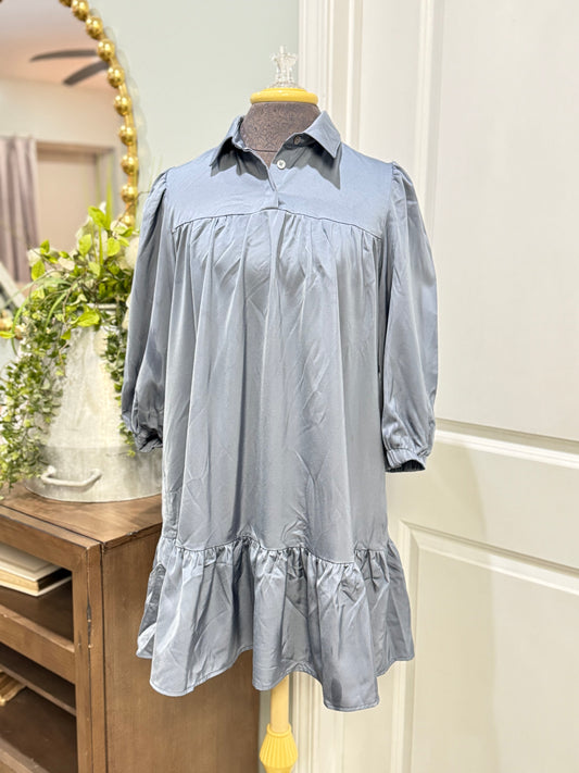 Womens Pinch Satin Dress Medium Retails for $120