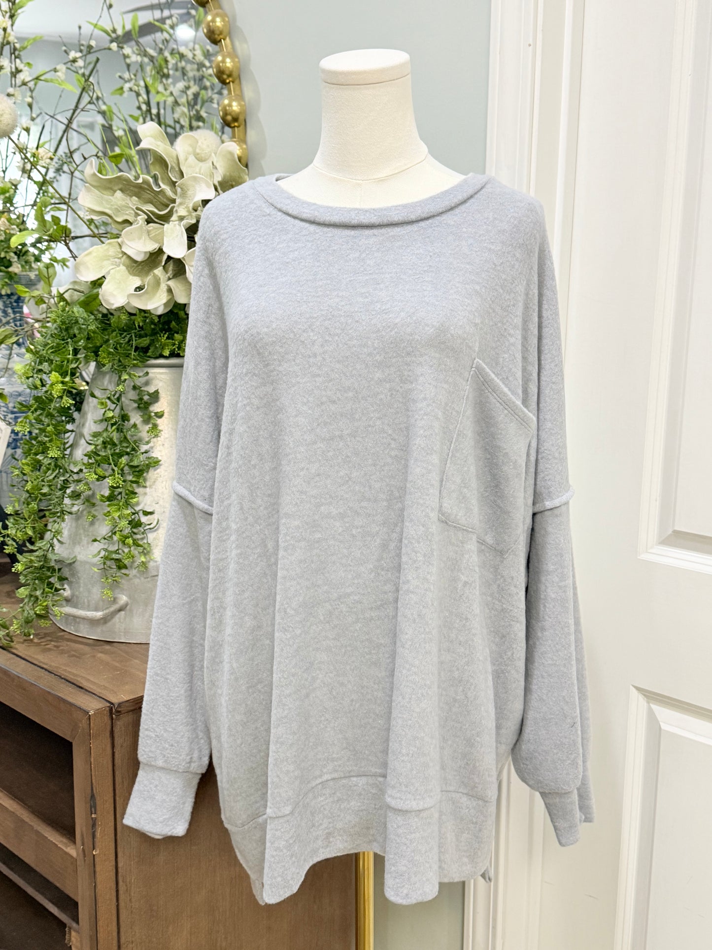 Womens Zenana Fleece Sweatshirt 1X EUC