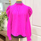 Womens Flying Tomato Blouse Pink Blouse Medium EUC
