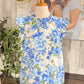 Womens Sugarlips Floral Flutter Sleeve Blouse Large EUC