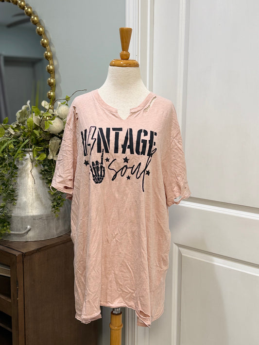 Womens Vintage Soul Tee Size 2XL