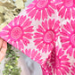 Womens Uncle Frank Pink Eyelet Dress Medium EUC