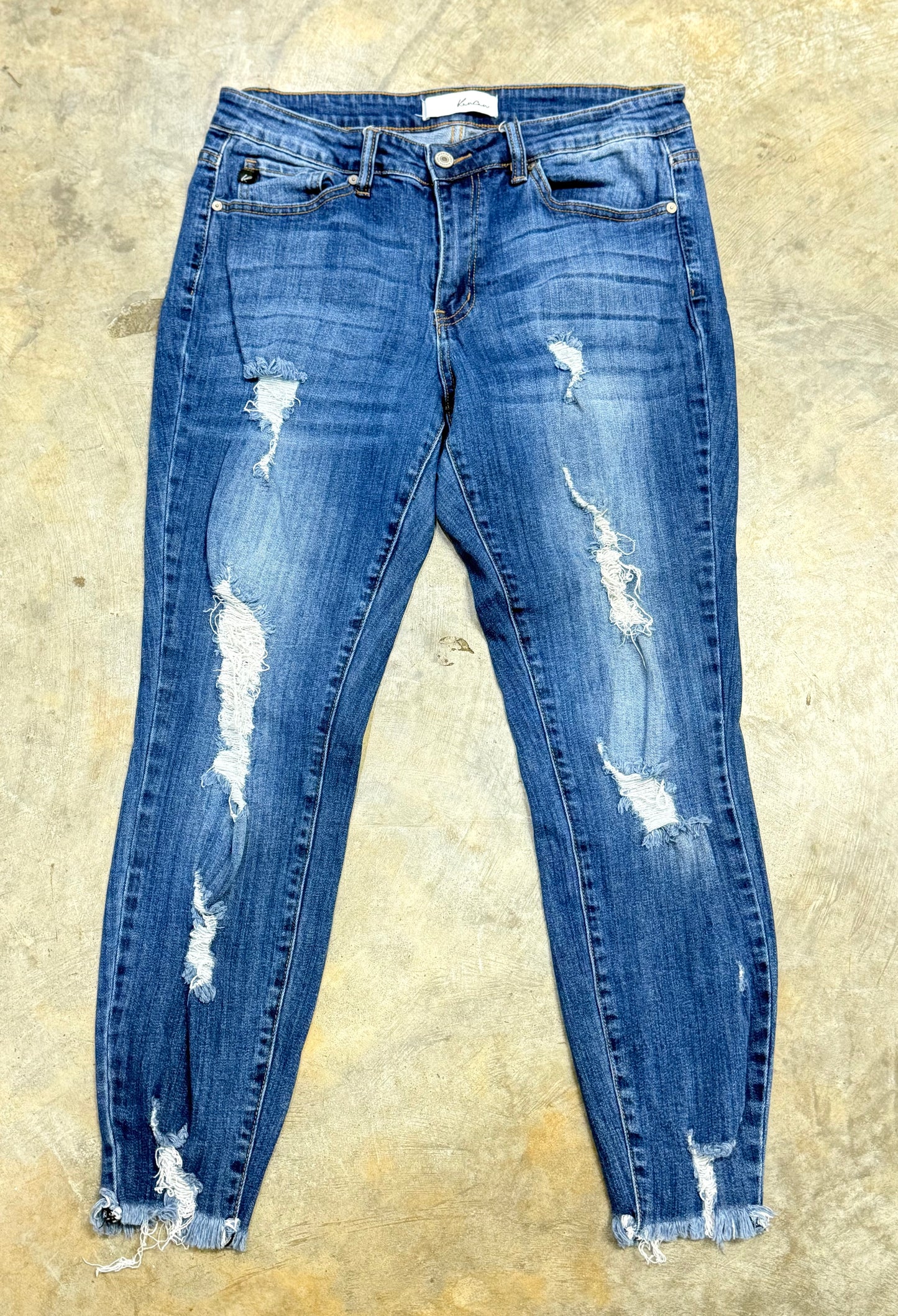 Womens Kancan Skinny Jeans Size 13 EUC