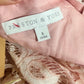 Womens Preston & York Pink Eyelet Dress Size 8 EUC
