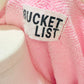 Womens Bucket List Pullover Small EUC