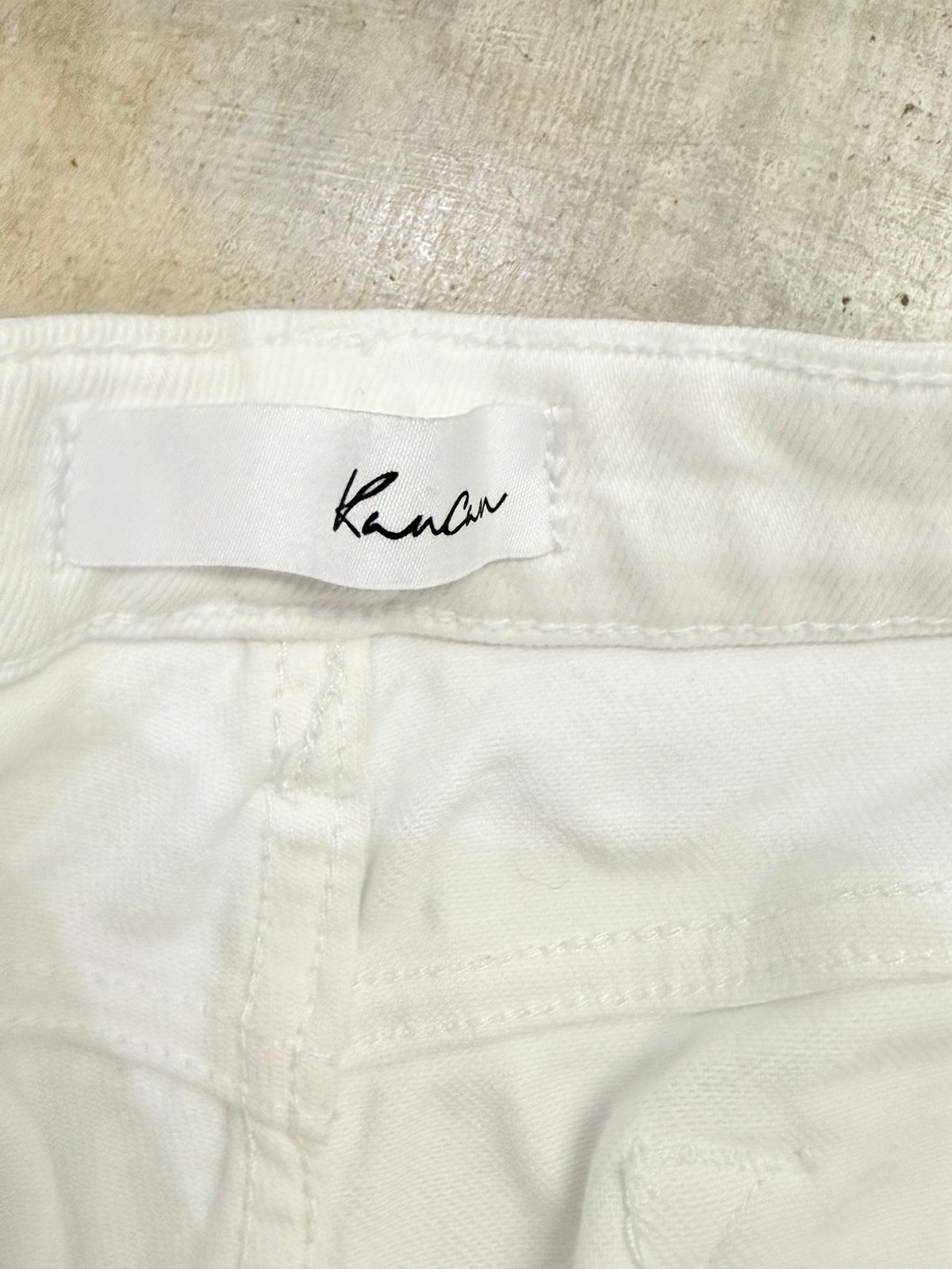 Womens White Kancan Skinny Jeans Size 15 EUC